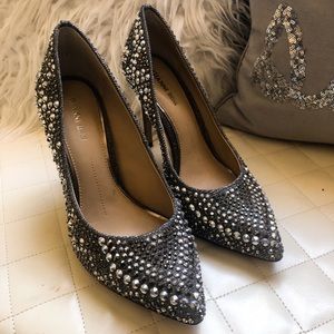 Rhinestone Gianni Bini heels